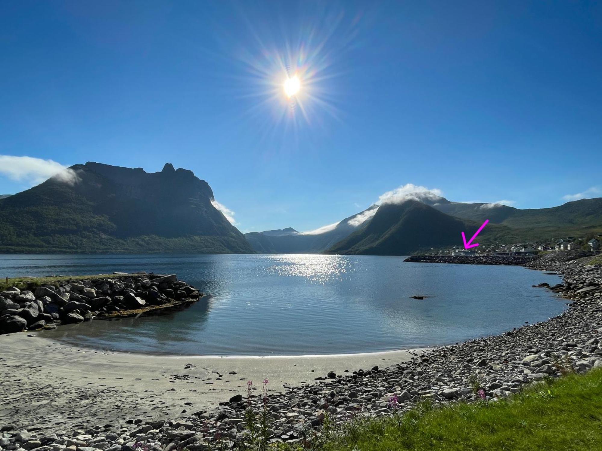Segla Guesthouse - With View Of Fjord Fjordgard المظهر الخارجي الصورة
